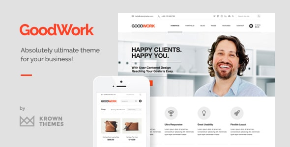 GoodWork - Modern Responsive Multi-Purpose WordPress Theme