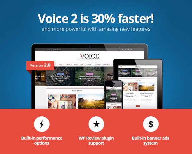 Voice - Clean News/Magazine WordPress Theme